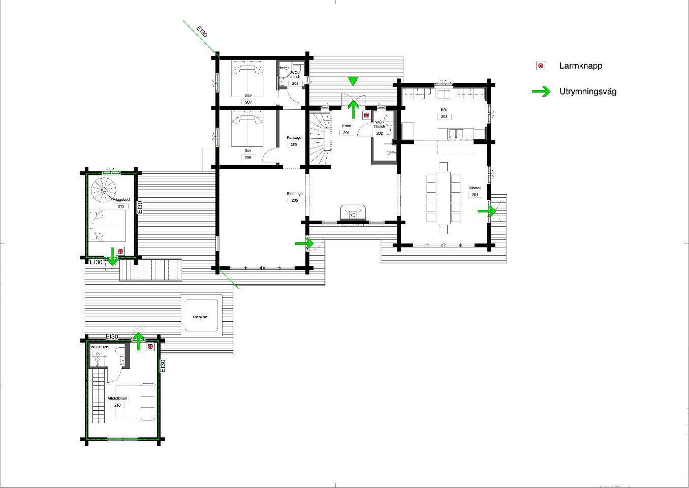 Planritning Entreplan